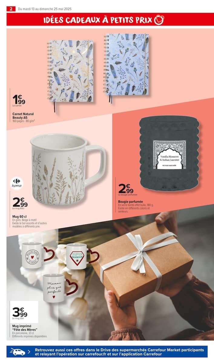 🎁Carrefour Market Catalogues : 🌸Spécial Fête des Mères : Gâtez votre maman avec Carrefour Market ! 💖🥂