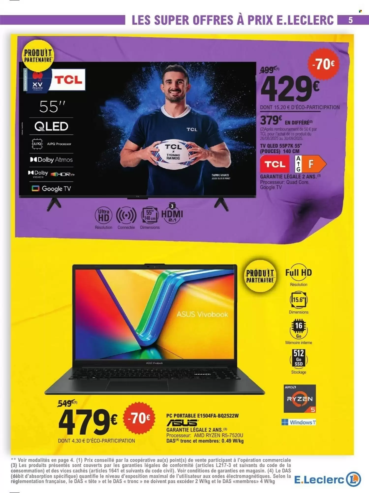 💥 E.Leclerc – Oui aux Super Pouvoirs d'achat 2+1 Offert