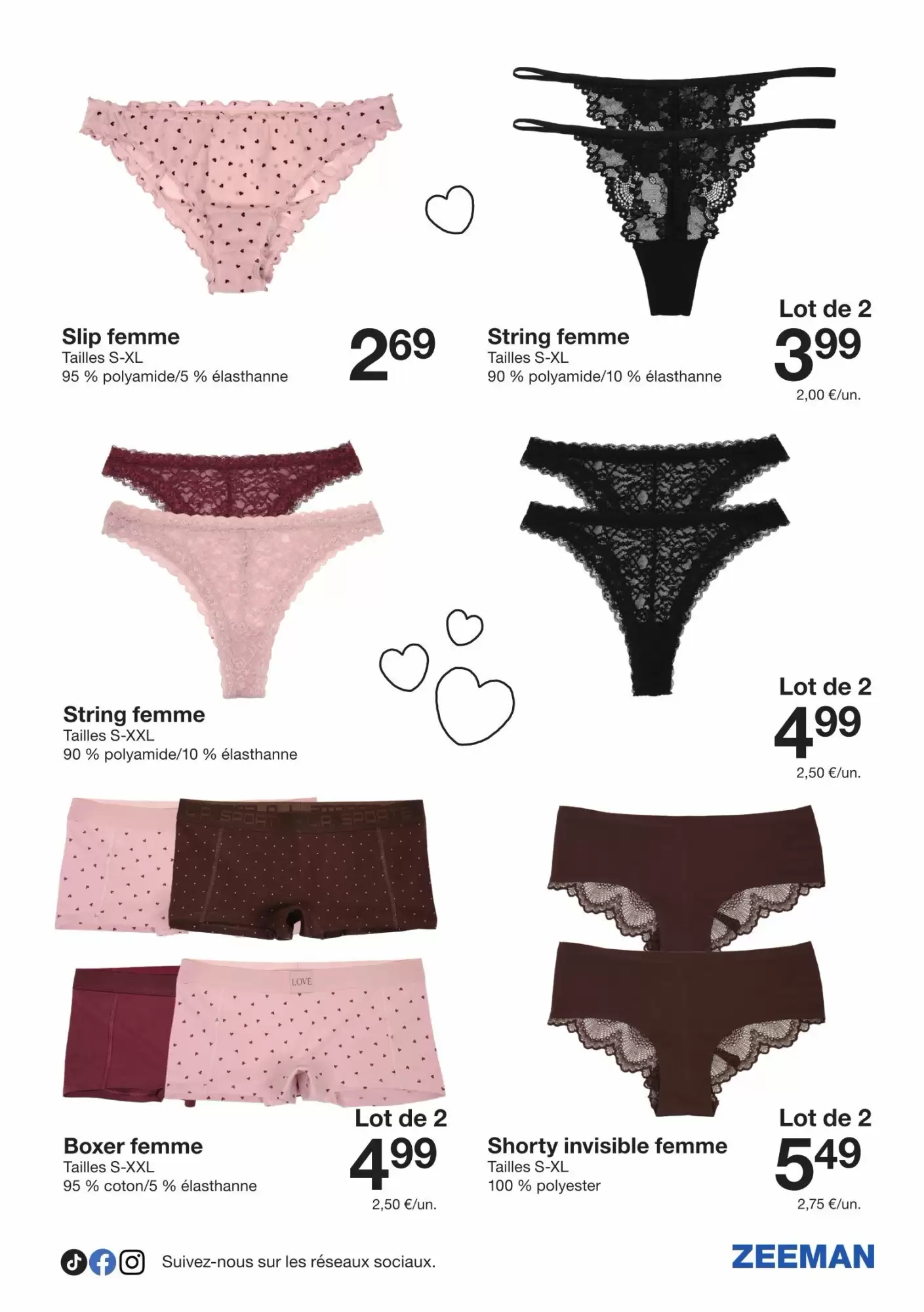 🧥ZEEMAN Catalogue : Collection enfants à cœurs – du 17 au 30 janv.