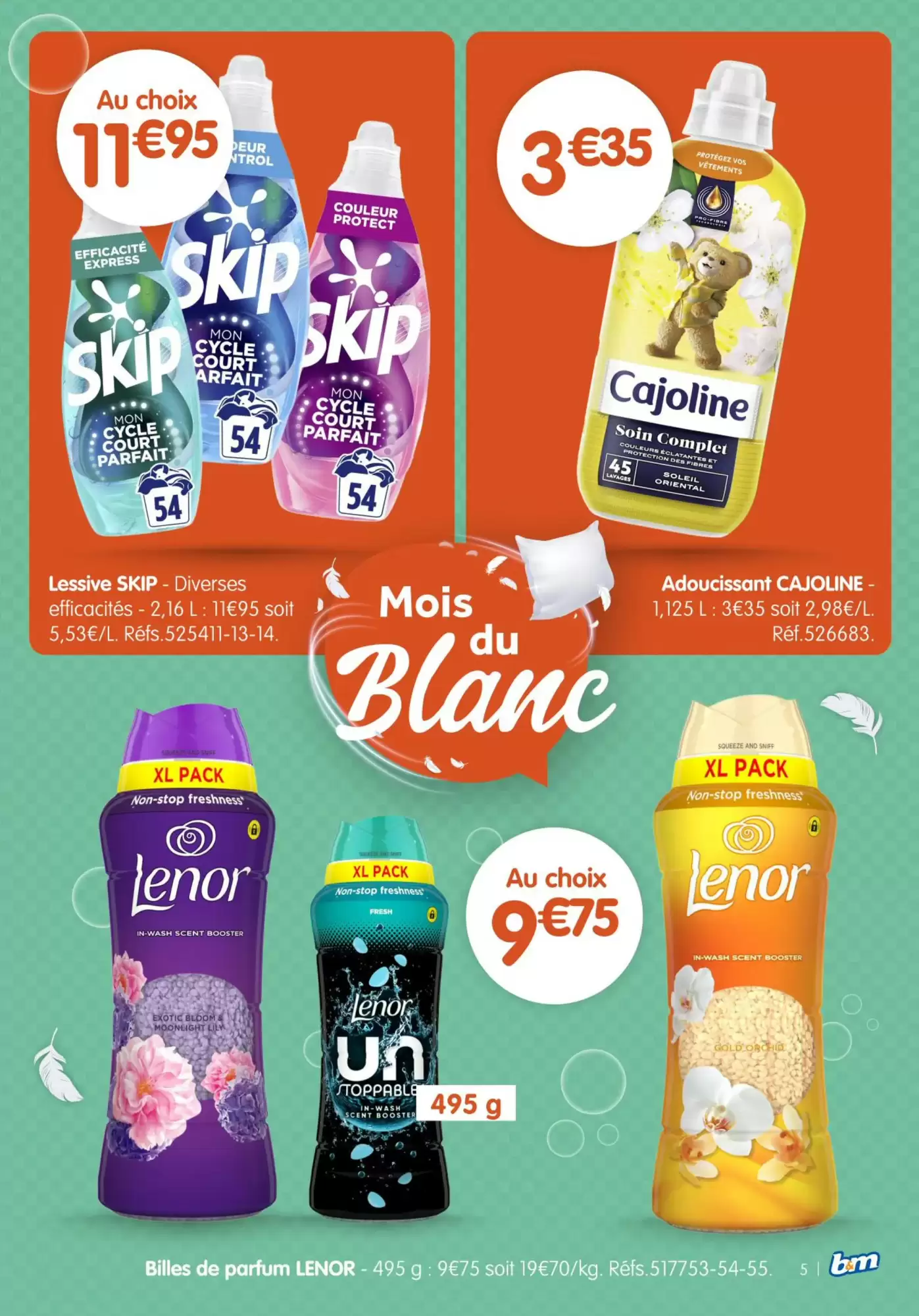 🧺B&M Mois du Blanc 2025 🛏️ Linge de maison en promo