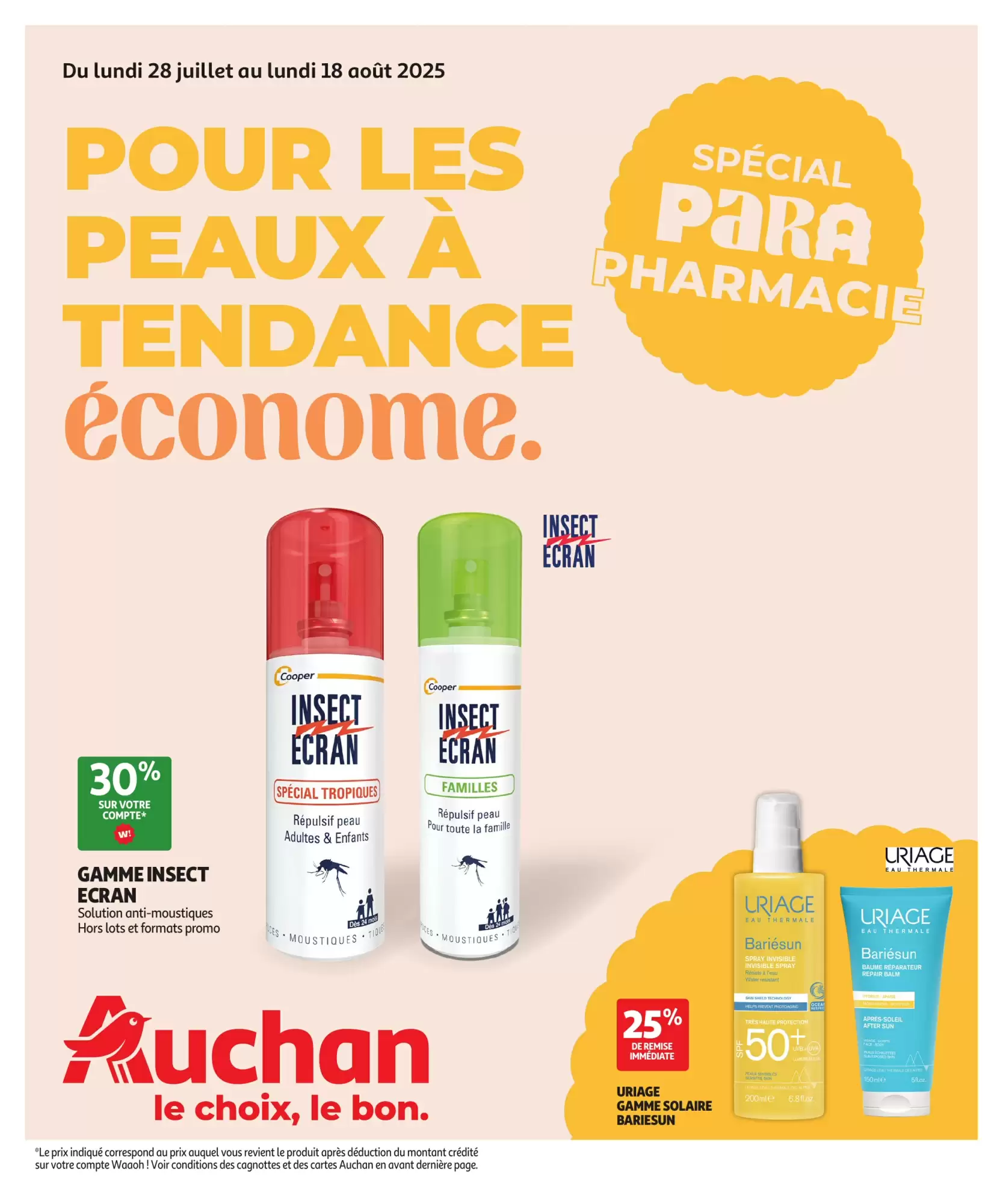 💄Auchan Parapharmacie – Peaux sensibles & bons plans