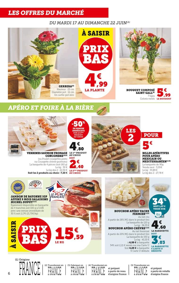 🧀 Catalogue U-Express – Blini Fouetté Échalote & Ciboulette