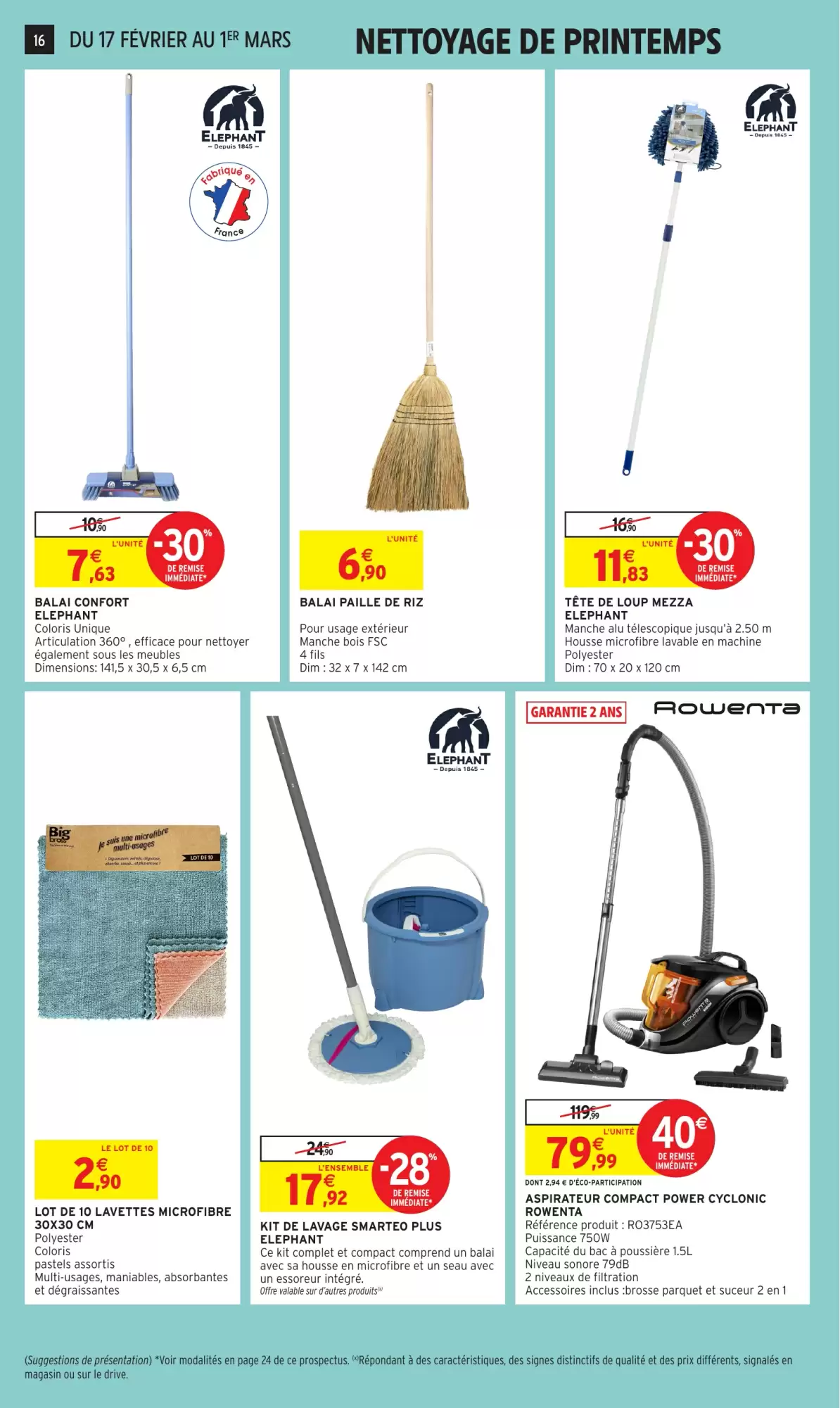 🧽Intermarché : 80% carte sur entretien + 50% remboursés