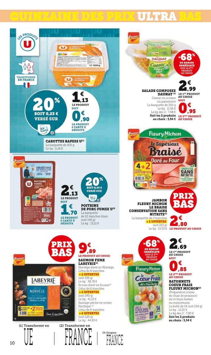 🛒 U Express Prospectus | Quinzaine des Prix – Jusqu’à -60%