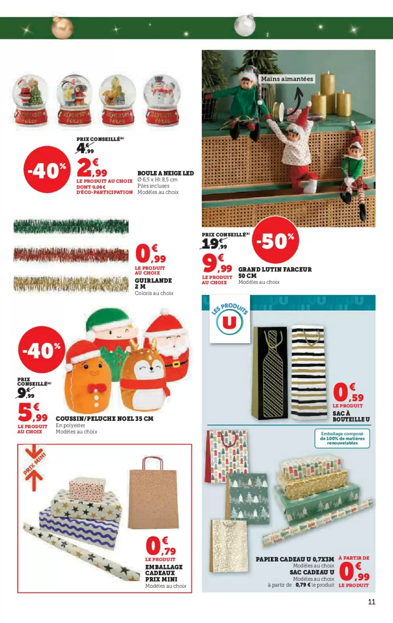 🎅Super U Noël 2025 🎁 Cadeaux & Festivités à Prix Bas