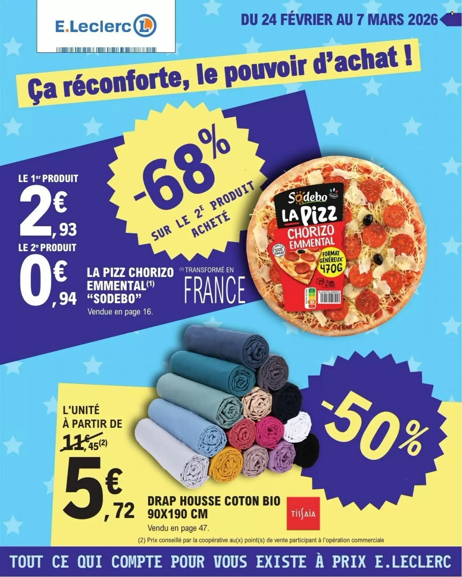 🔖E.Leclerc Catalogue | 💙 Ça réconforte, le pouvoir d’achat !