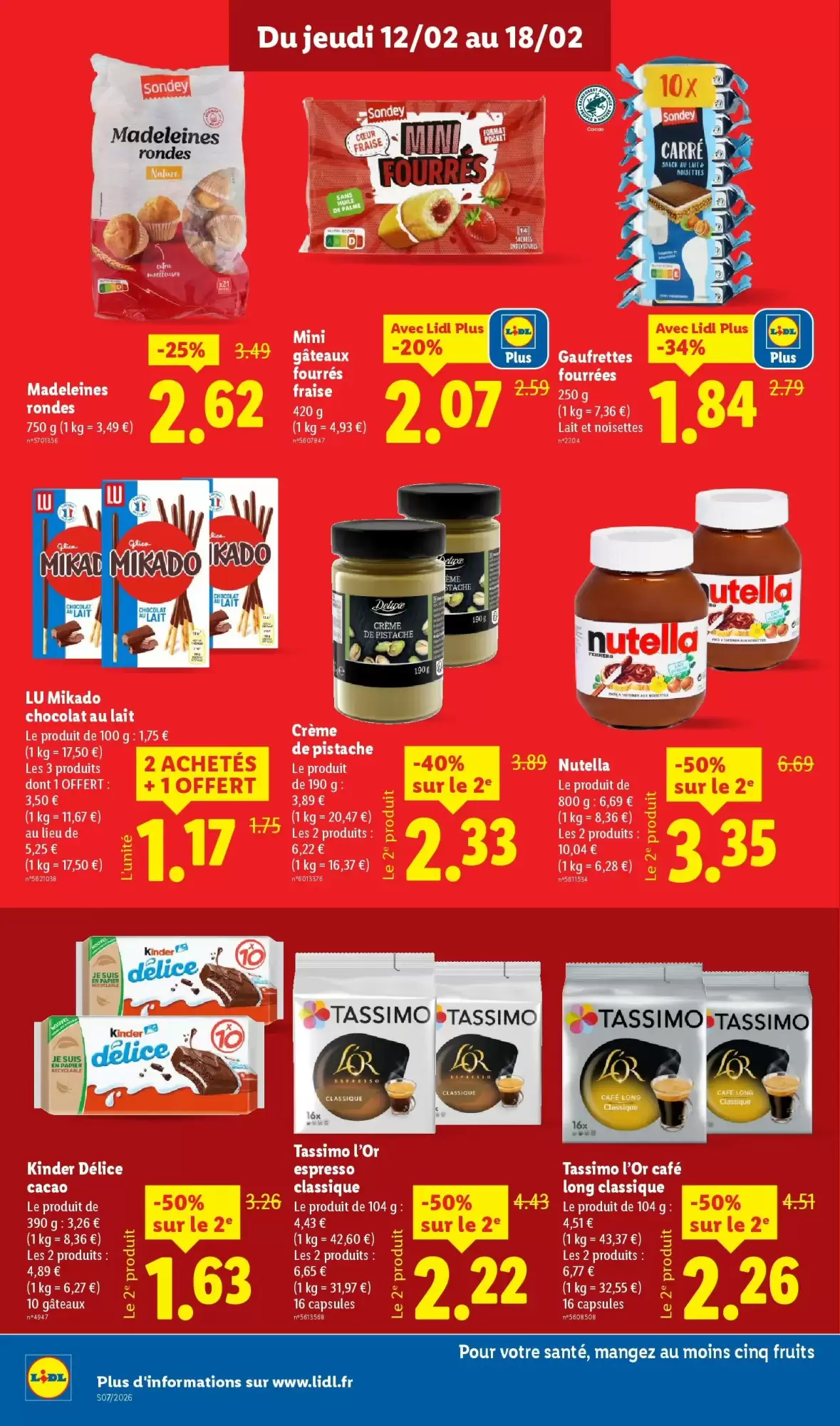 🌹Lidl Prospectus : cuisine élégante & promos Saint‑Valentin