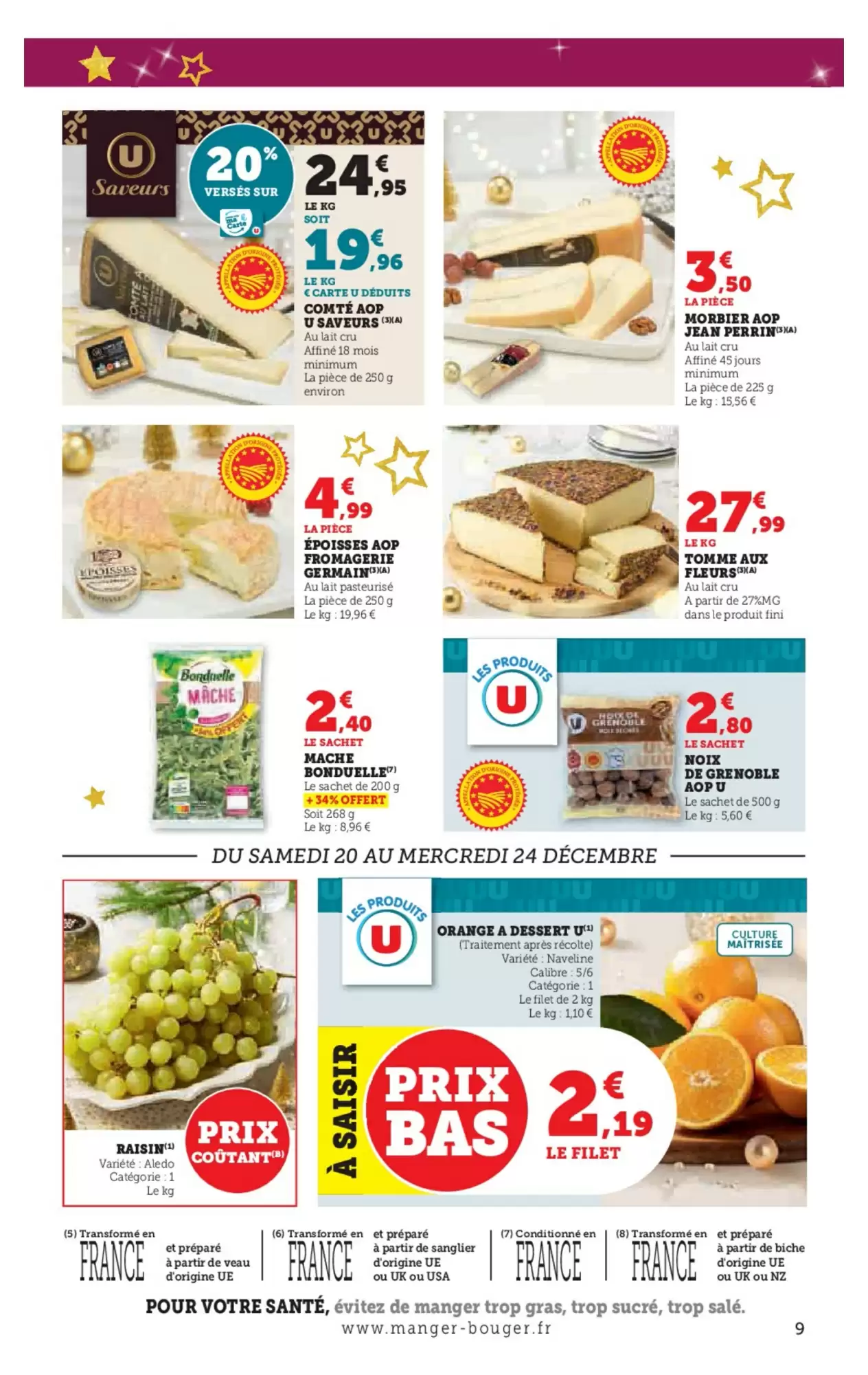 🎁 U‑EXPRESS : Catalogue Noël à prix bas 2024