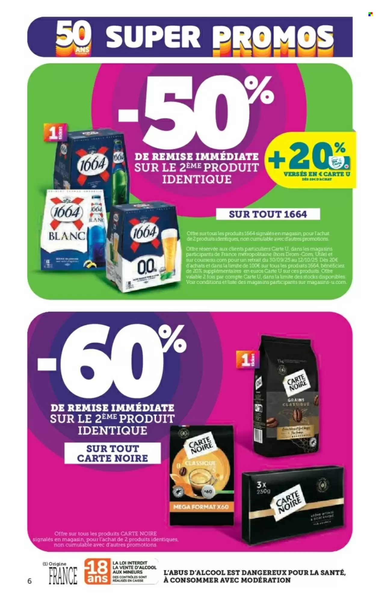 U Express Catalogue 🎁 Jusqu’à -40% reversés en carte Cadeau 🛒