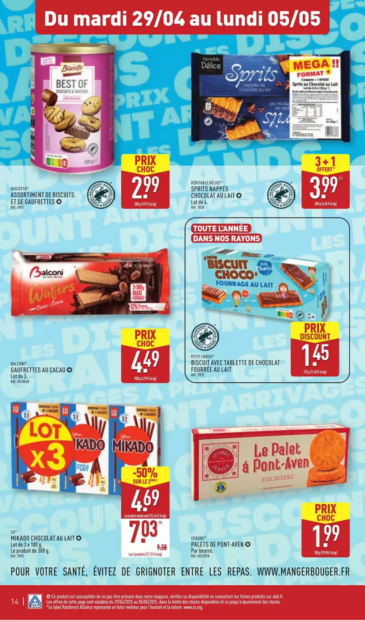 Aldi Catalogues du 29.04 au 05.05 - Grands Arrivages à Prix Discount! 🛒✨
