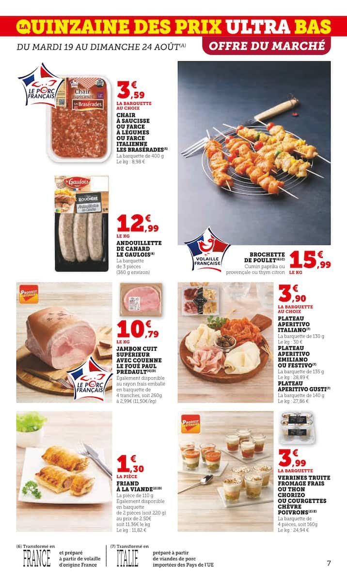 🛒 U Express Prospectus | Quinzaine des Prix – Jusqu’à -60%