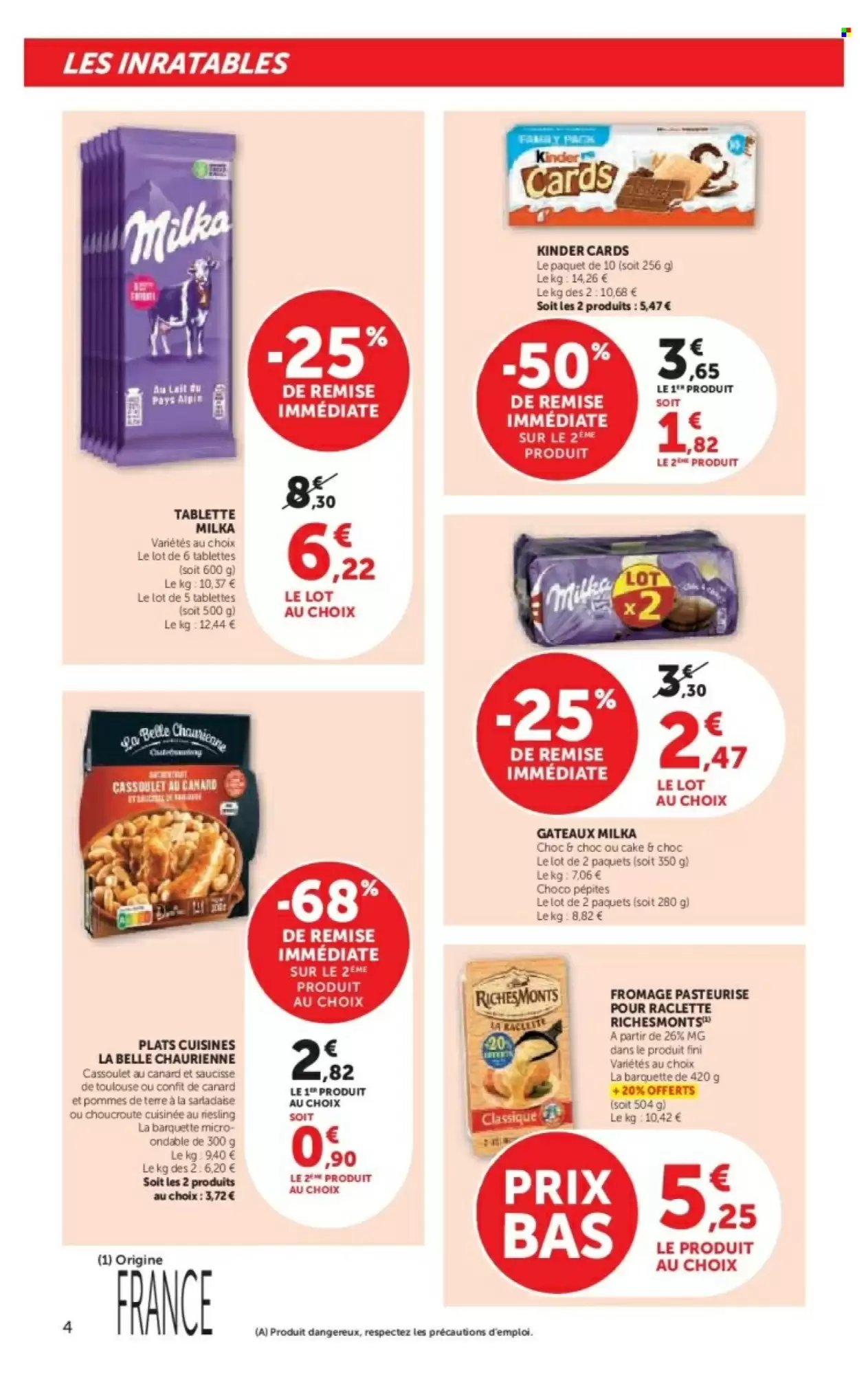 🧀 Promo Super U du 17 février au 1er mars 2026 : fromage tartiflette Ermitage & jambon cuit en réduction