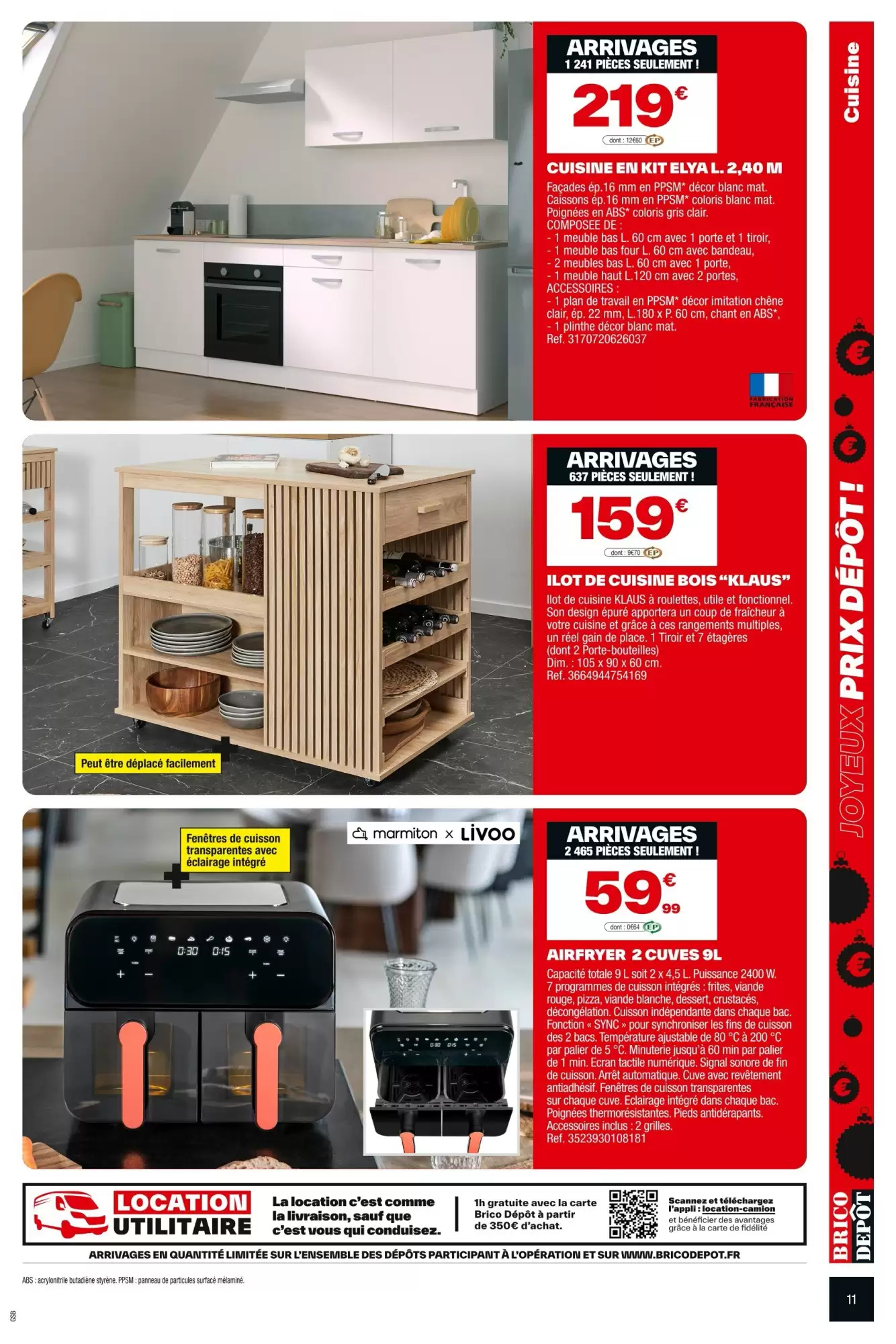 🛠️ Brico Dépôt JOYEUX PRIX DÉPÔT | Decembre 2025 Promos