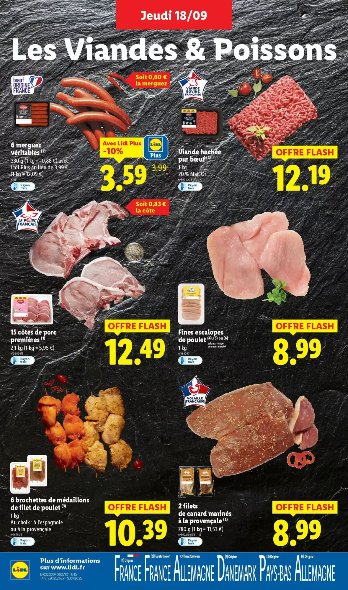 🛍️ Lidl Catalogue du 18 au 24/09 – Offres à ne pas manquer