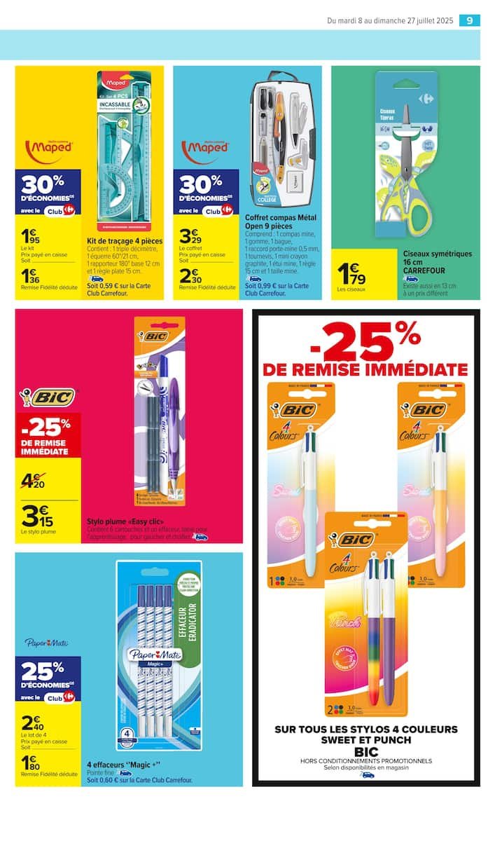 Carrefour Catalogue 📘 | Rentrée Scolaire à Prix Malins 🎓🖊️