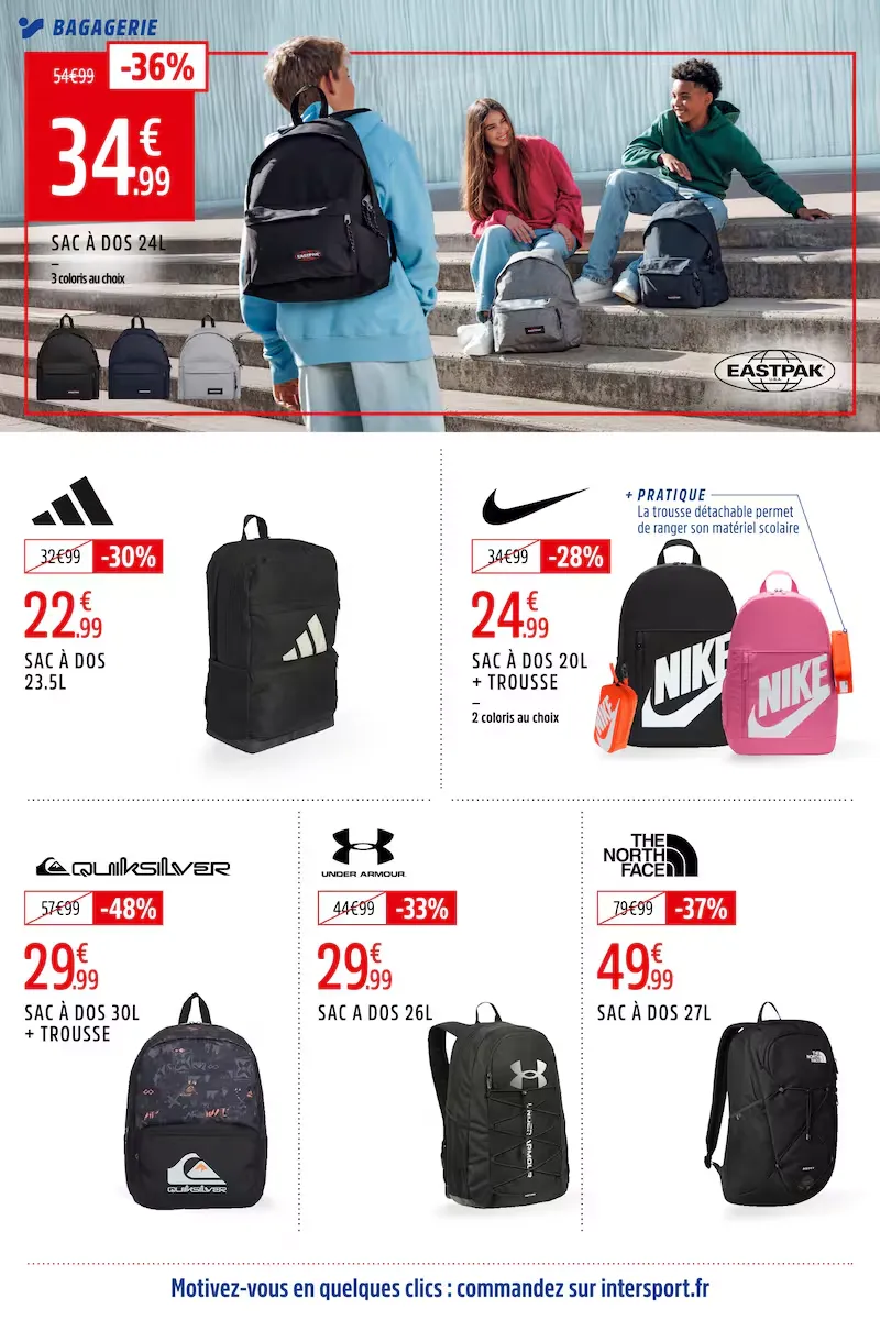 Intersport Rentrée 2025 📚 | Équipez vos enfants