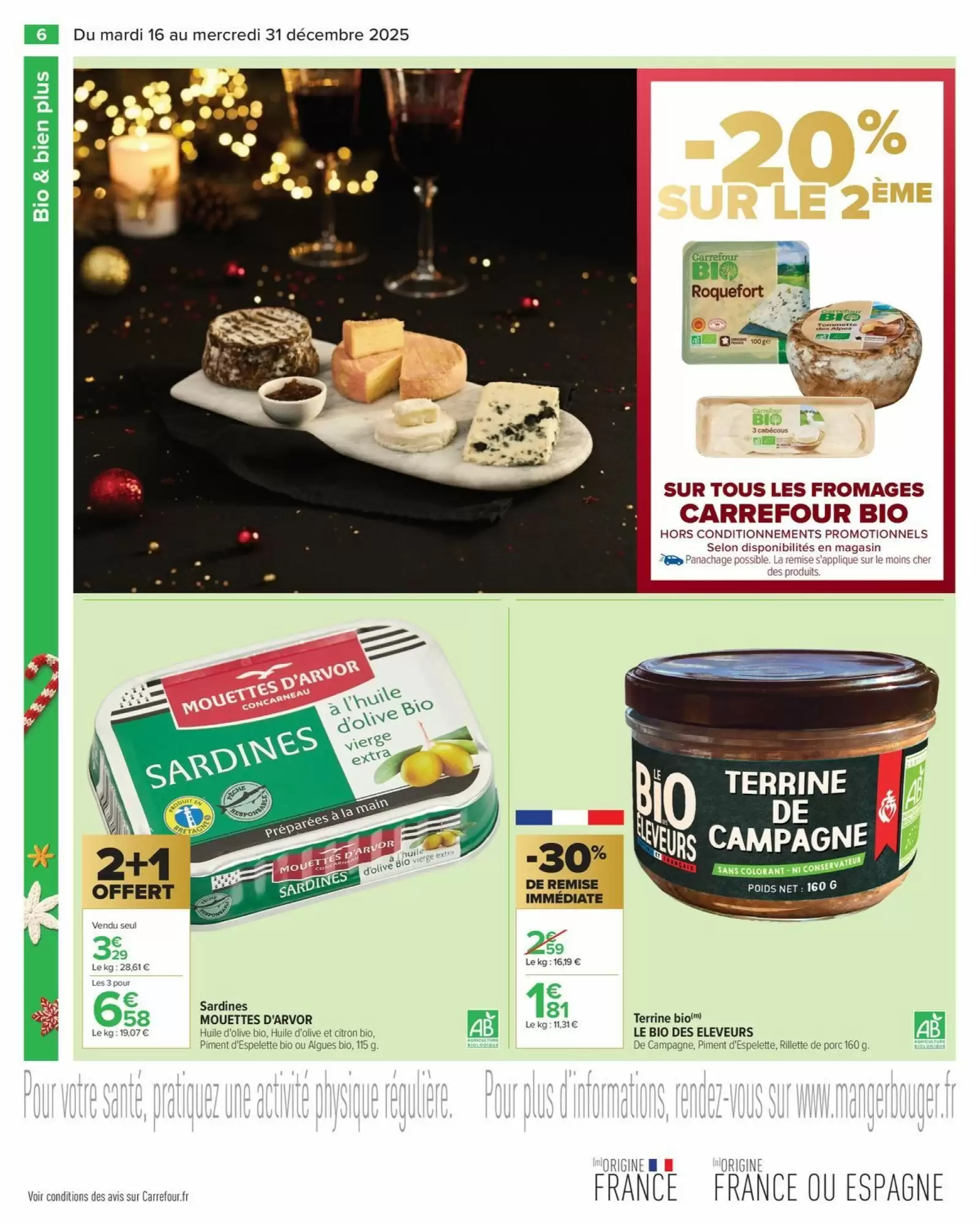 ✨ Carrefour : Prospectus Noël — Pour tous les goûts, même le bio