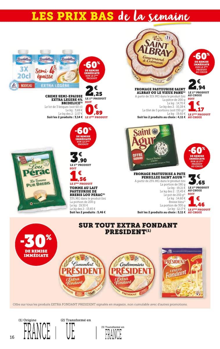 🧀 Catalogue U-Express – Blini Fouetté Échalote & Ciboulette