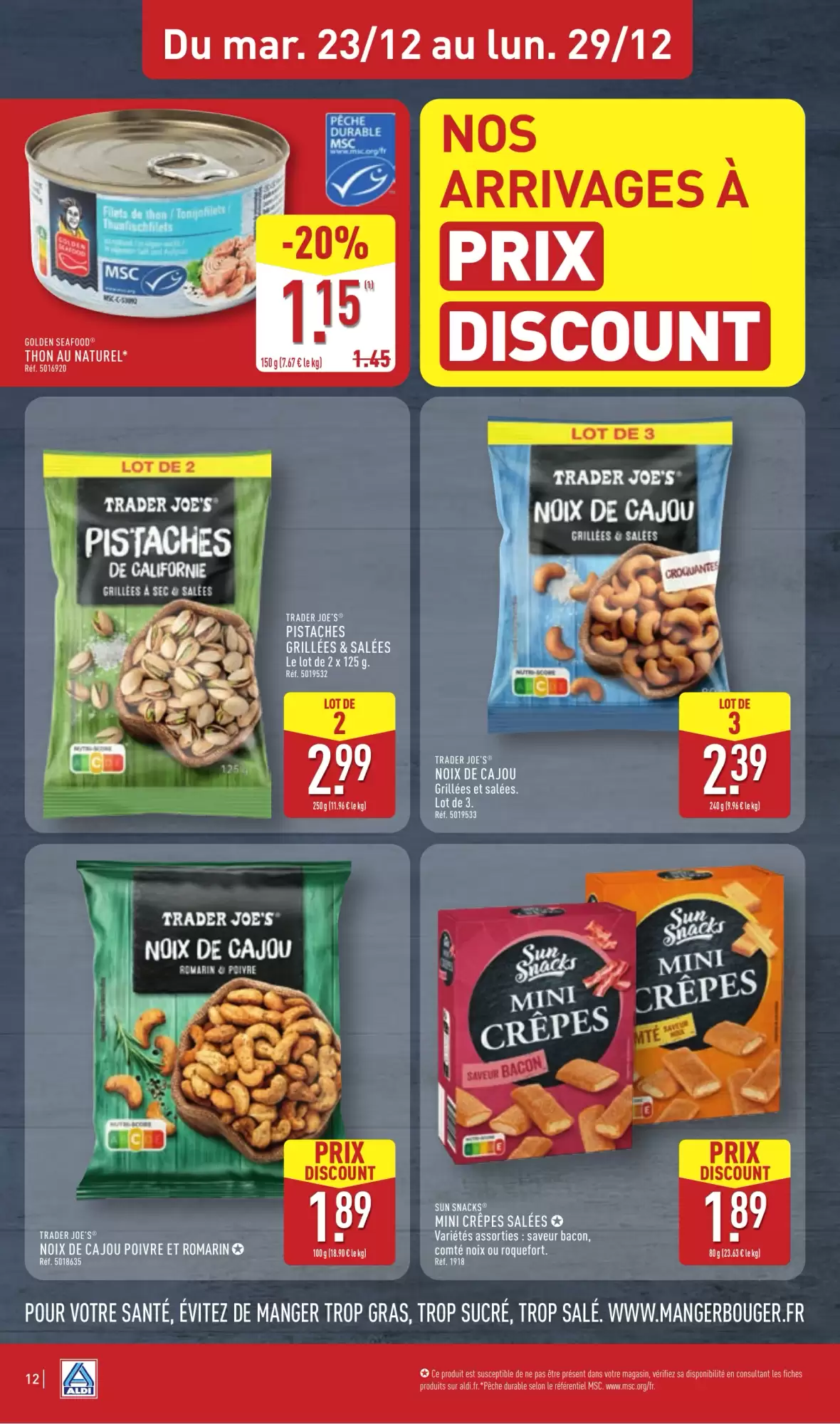🎉 ALDI : Catalogue Fêtes — promos & prix discount ‑60%