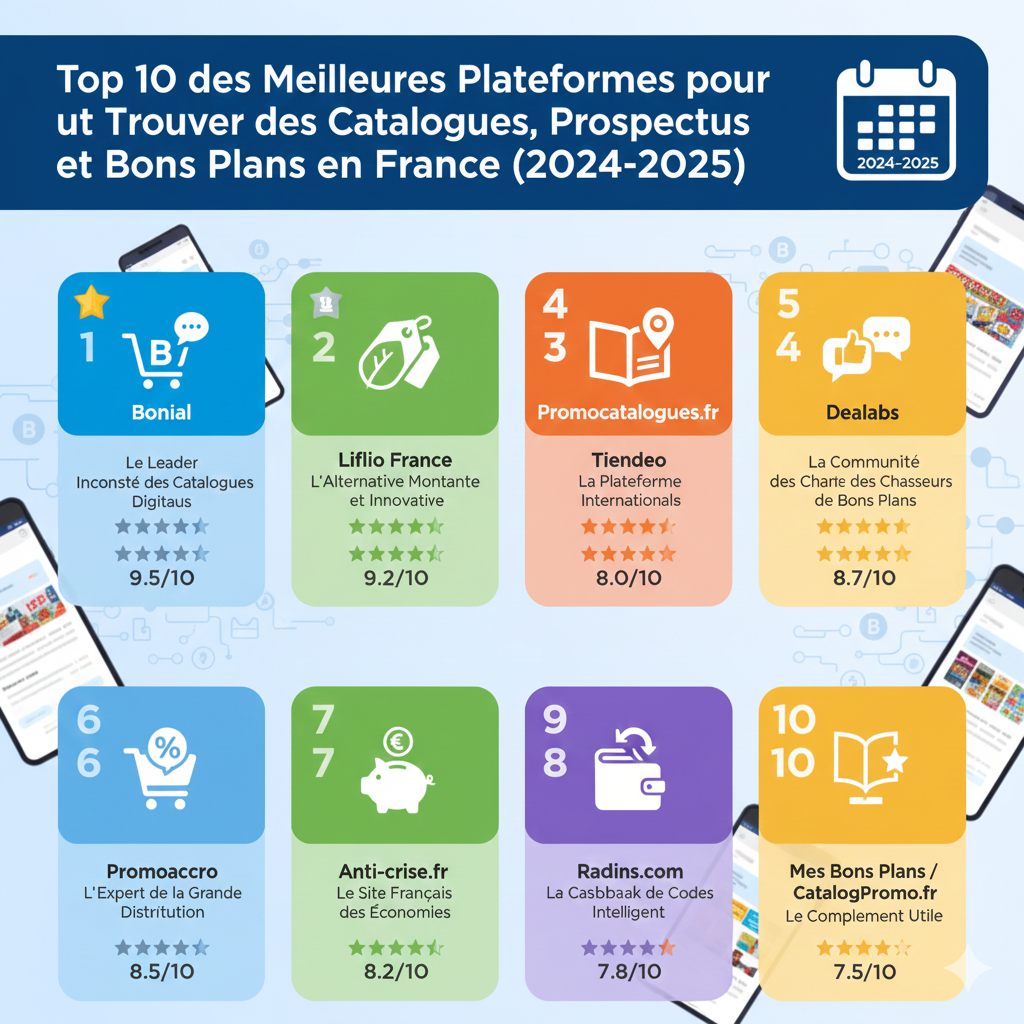Top 10 des Meilleures Plateformes pour Trouver des Catalogues, Prospectus et Bons Plans en France (2024-2025)