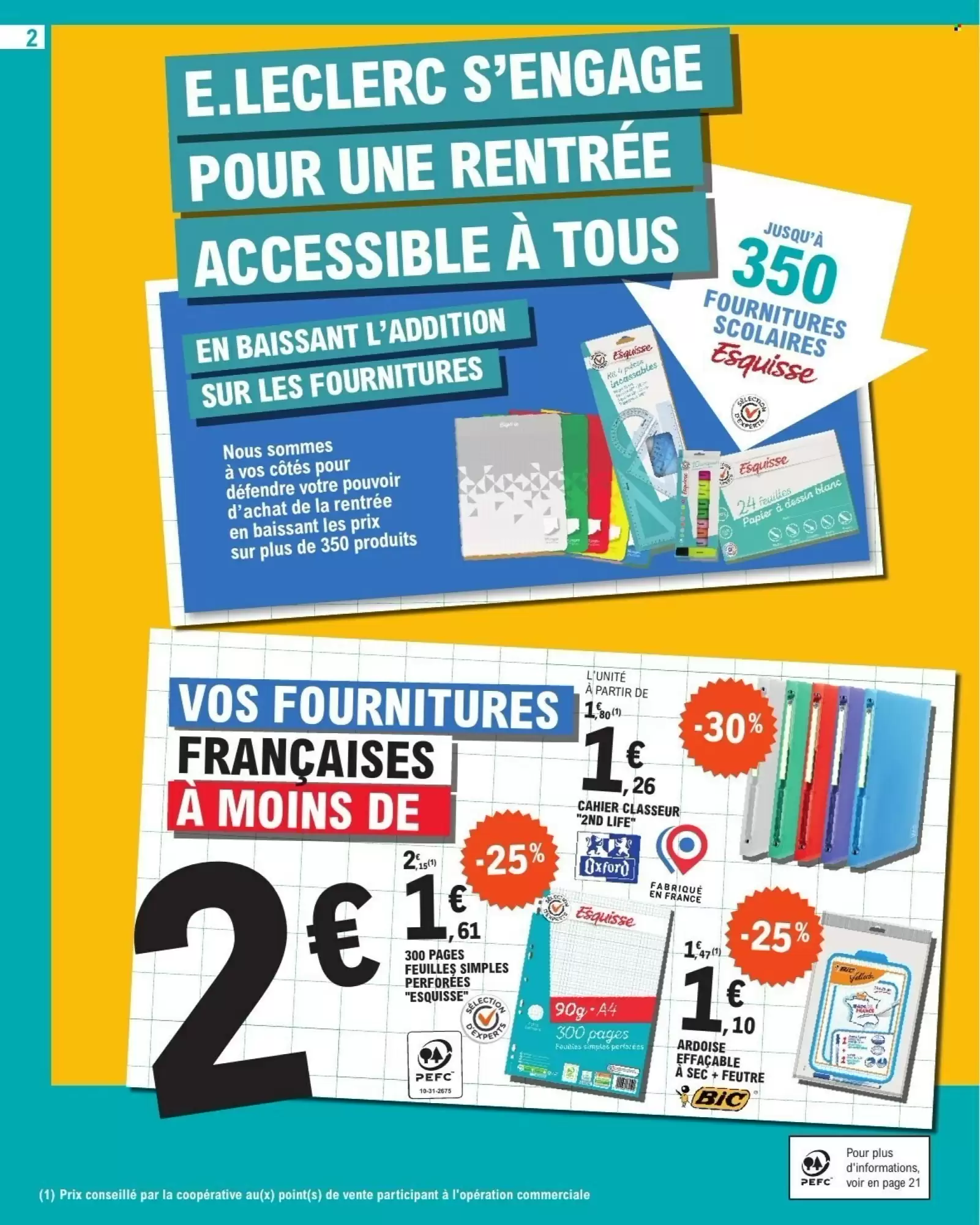 📚 Rentrée futée 🎯 | Tout ce qui compte chez E.Leclerc