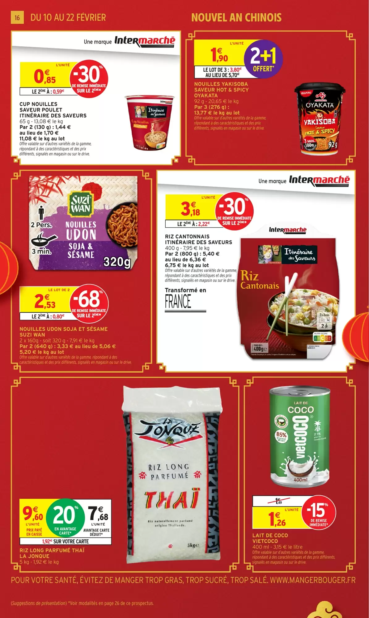 🍱Intermarché : surgelés en bons d’achat + -30% Asie