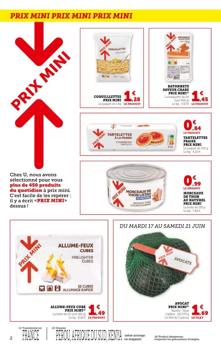 🧀 Catalogue U-Express – Blini Fouetté Échalote & Ciboulette