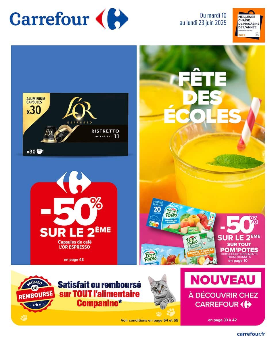 🎒 Carrefour Catalogues- Promo FÊTE DES ÉCOLES 📚✨