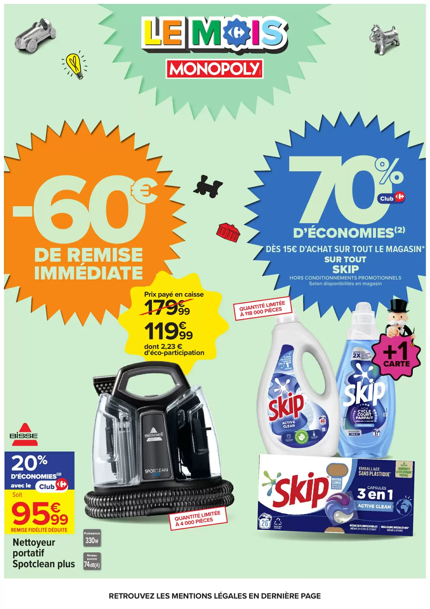🎲Carrefour 🛒 | 100% REMBOURSÉ 💸 + MONOPOLY x2
