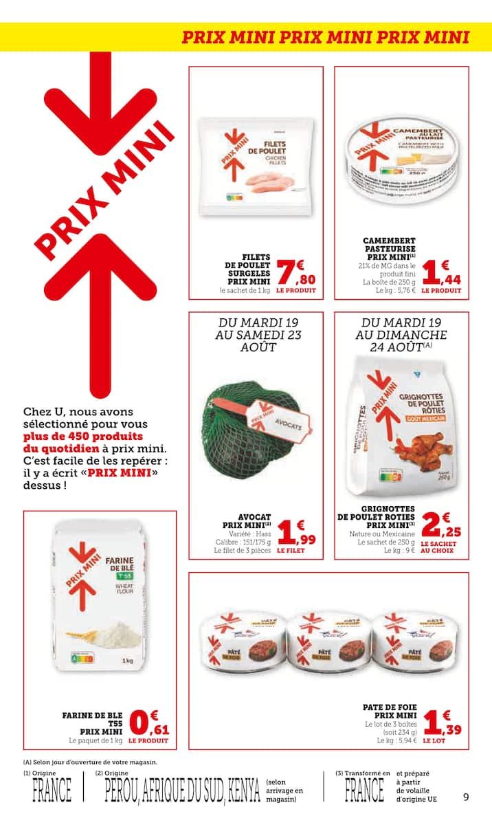 🛒 U Express Prospectus | Quinzaine des Prix – Jusqu’à -60%