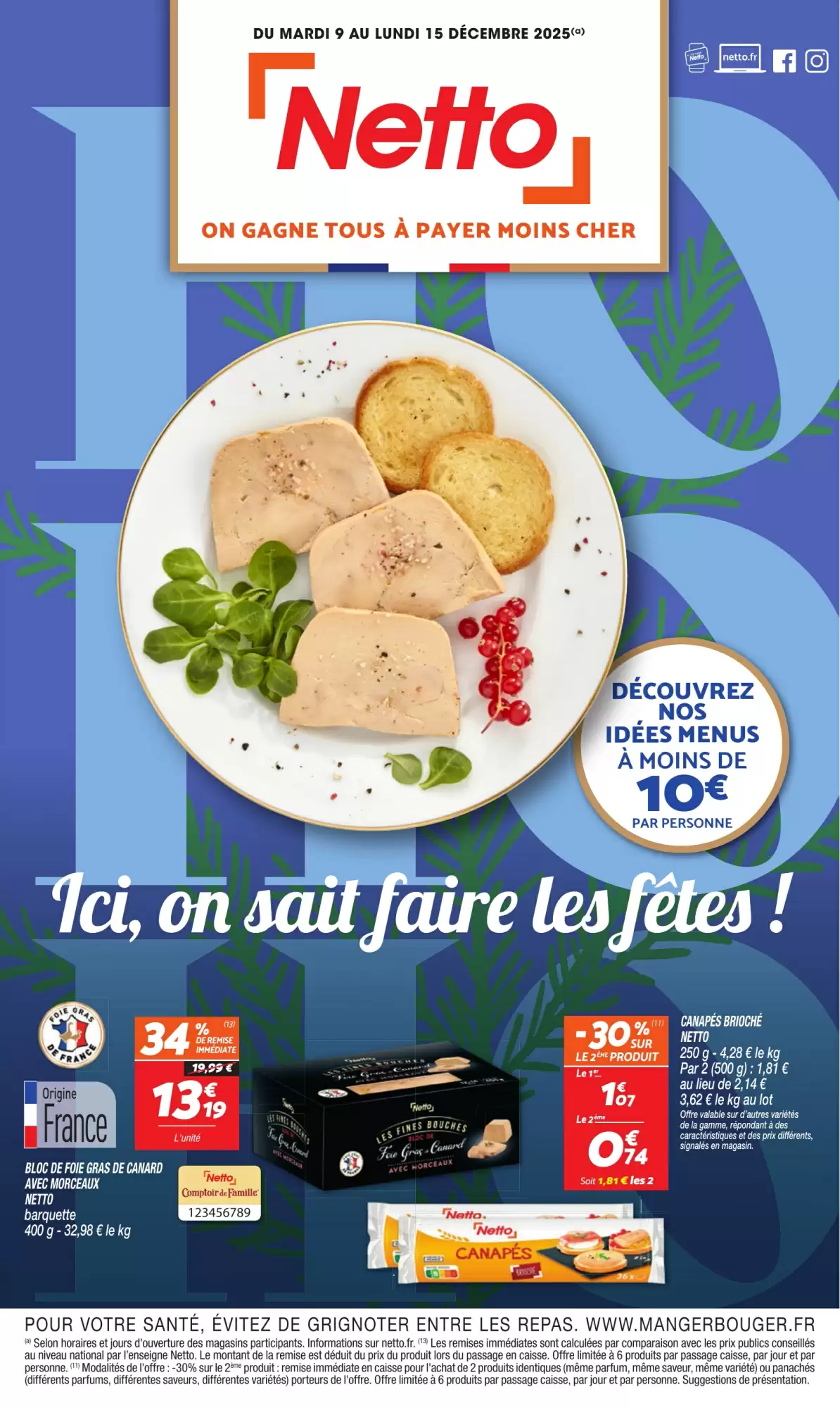 👉Catalogue Netto 🛒 | Promos 9-15 Déc 2025