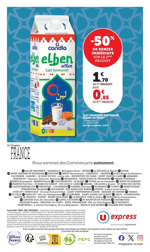 🧺U Express : saveurs d’Orient – dattes en promo