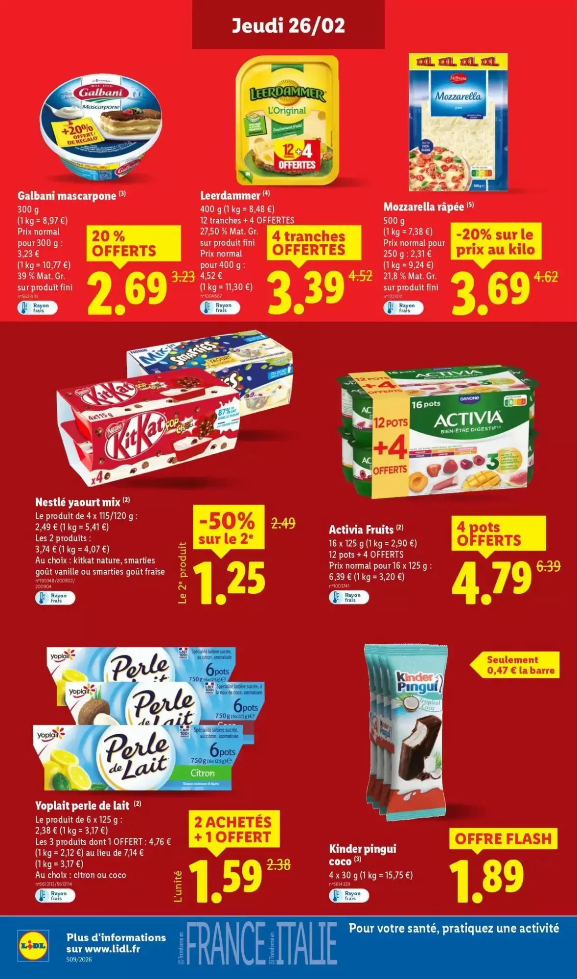 🛒 Lidl Flyer | 🔥 Offres du 26 fév. au 4 mars