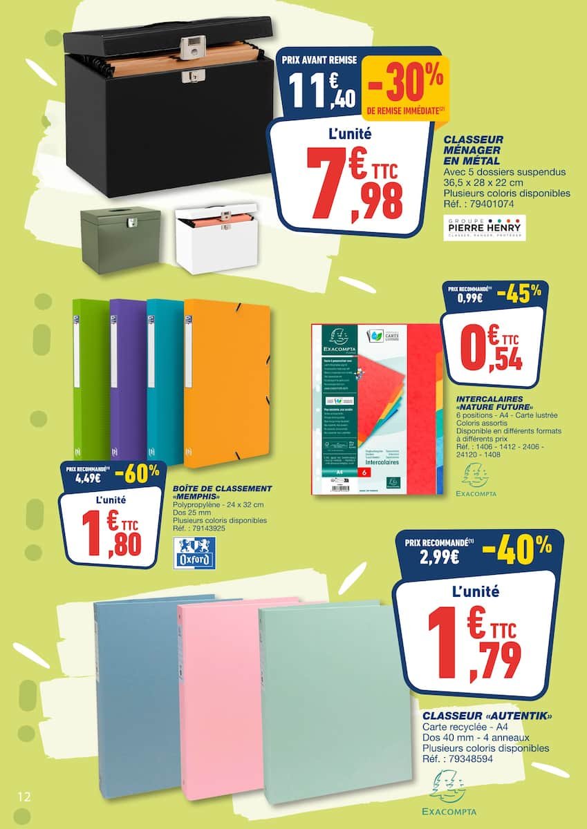 Bureau Vallée ✏️ Jusqu’à -60% sur la rentrée!