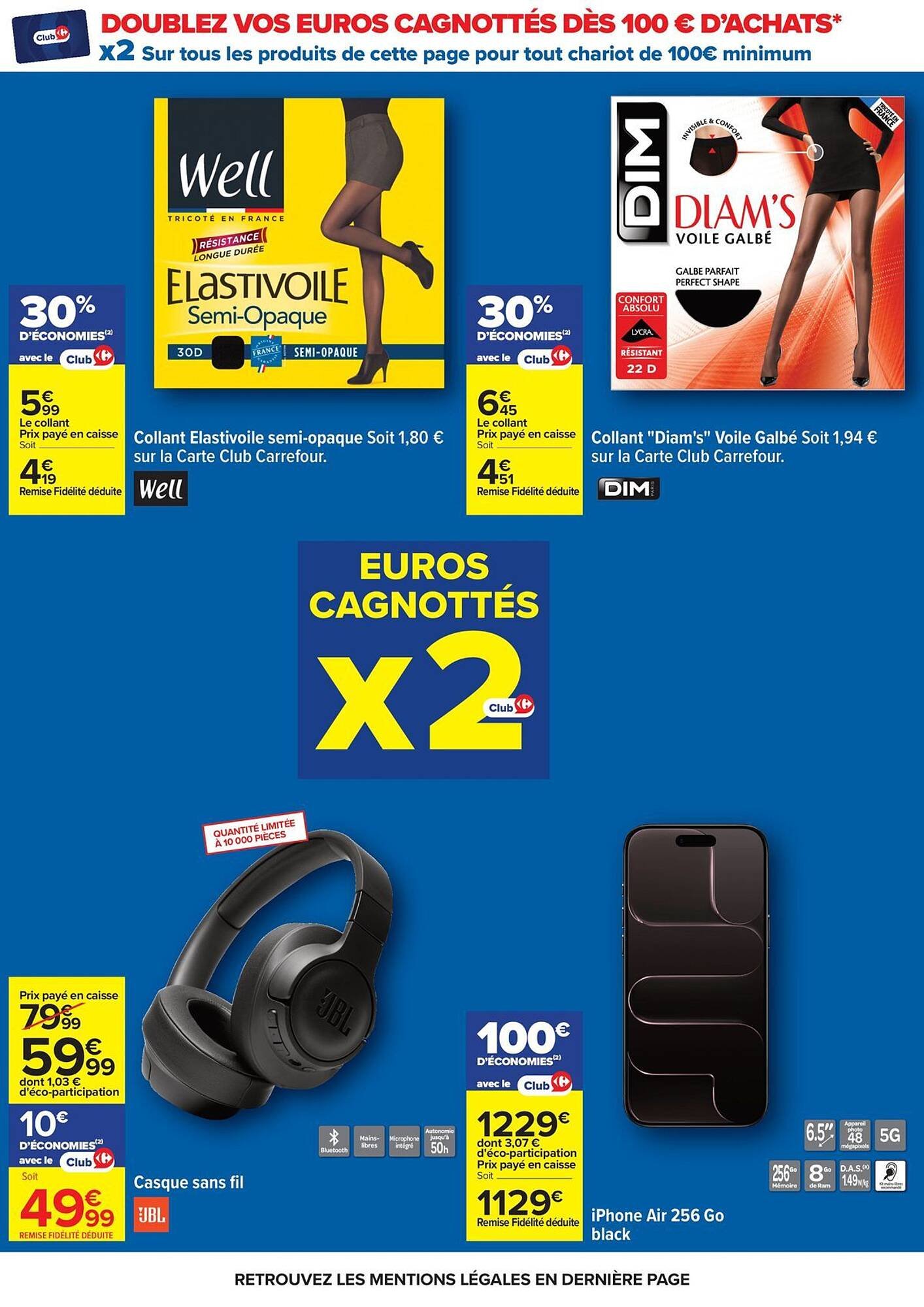 💳 Catalogue X2 – Doublez Vos Euros Cagnottés dès 100€ d’Achat
