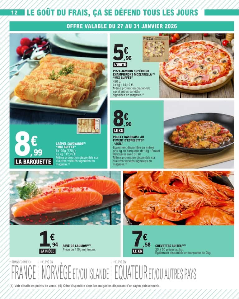 🍫E.Leclerc : bons plans cuisine – farine & pâte à tartiner