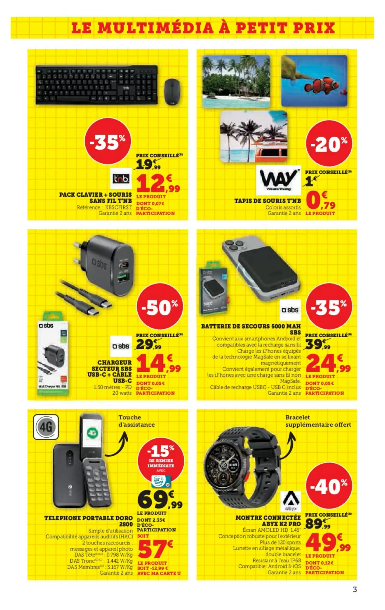 🎒 Super U La Rentrée | -20€ Immédiats avec Ma Carte!