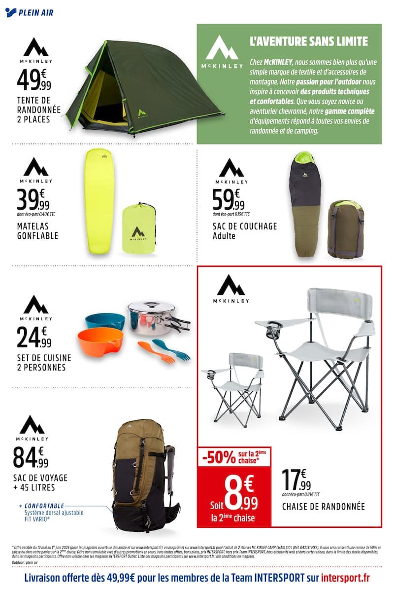 ⛰️Prospectus Intersport – Randonnez l’esprit léger !✨