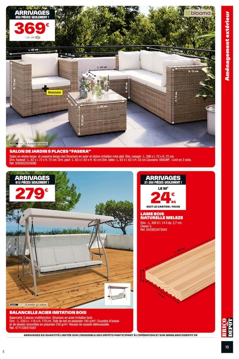 🏗️ Catalogue Brico Dépôt : PRIX DÉPÔT Spécial Chantier Extérieur ! 🌳