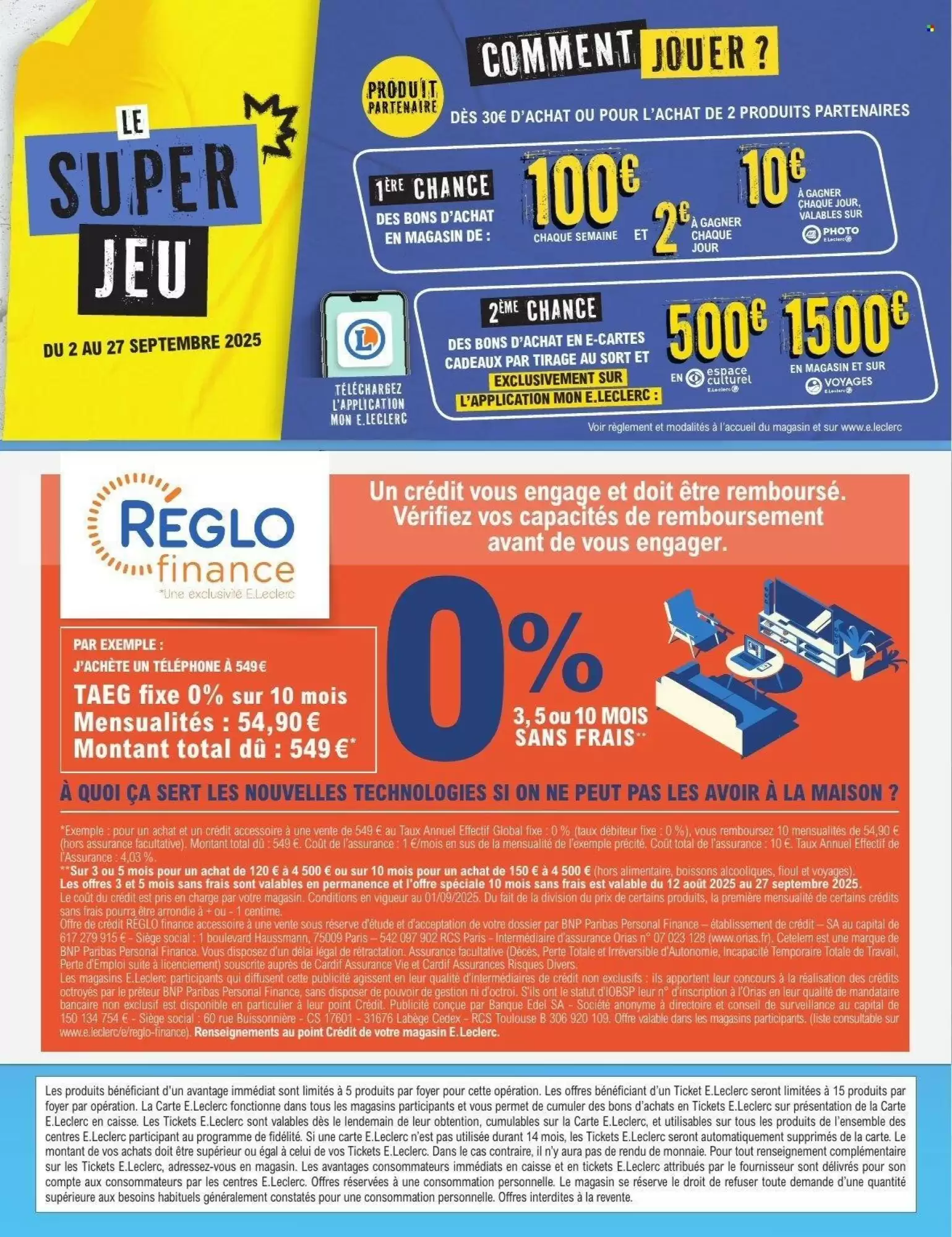 💻 Spécial High-Tech Étudiant – Offres E.Leclerc à prix mini