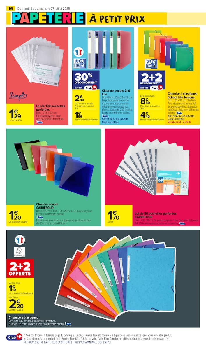 Carrefour Catalogue 📘 | Rentrée Scolaire à Prix Malins 🎓🖊️