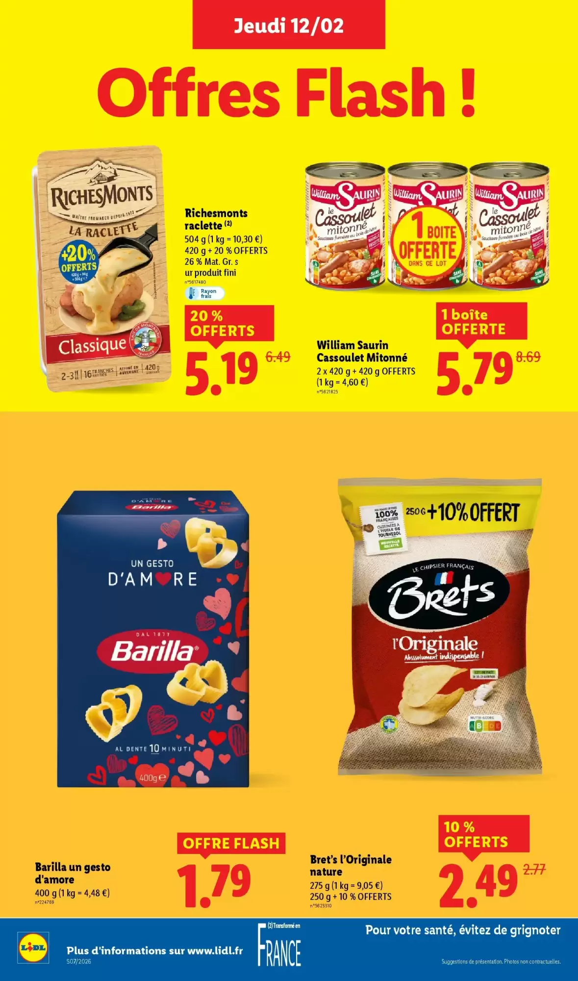 🌹Lidl Prospectus : cuisine élégante & promos Saint‑Valentin
