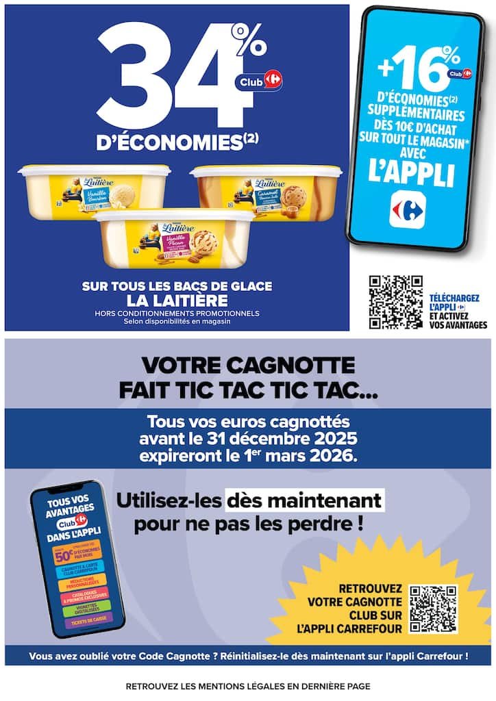 🥐Carrefour fête les crêpes : promos Nutella & lait
