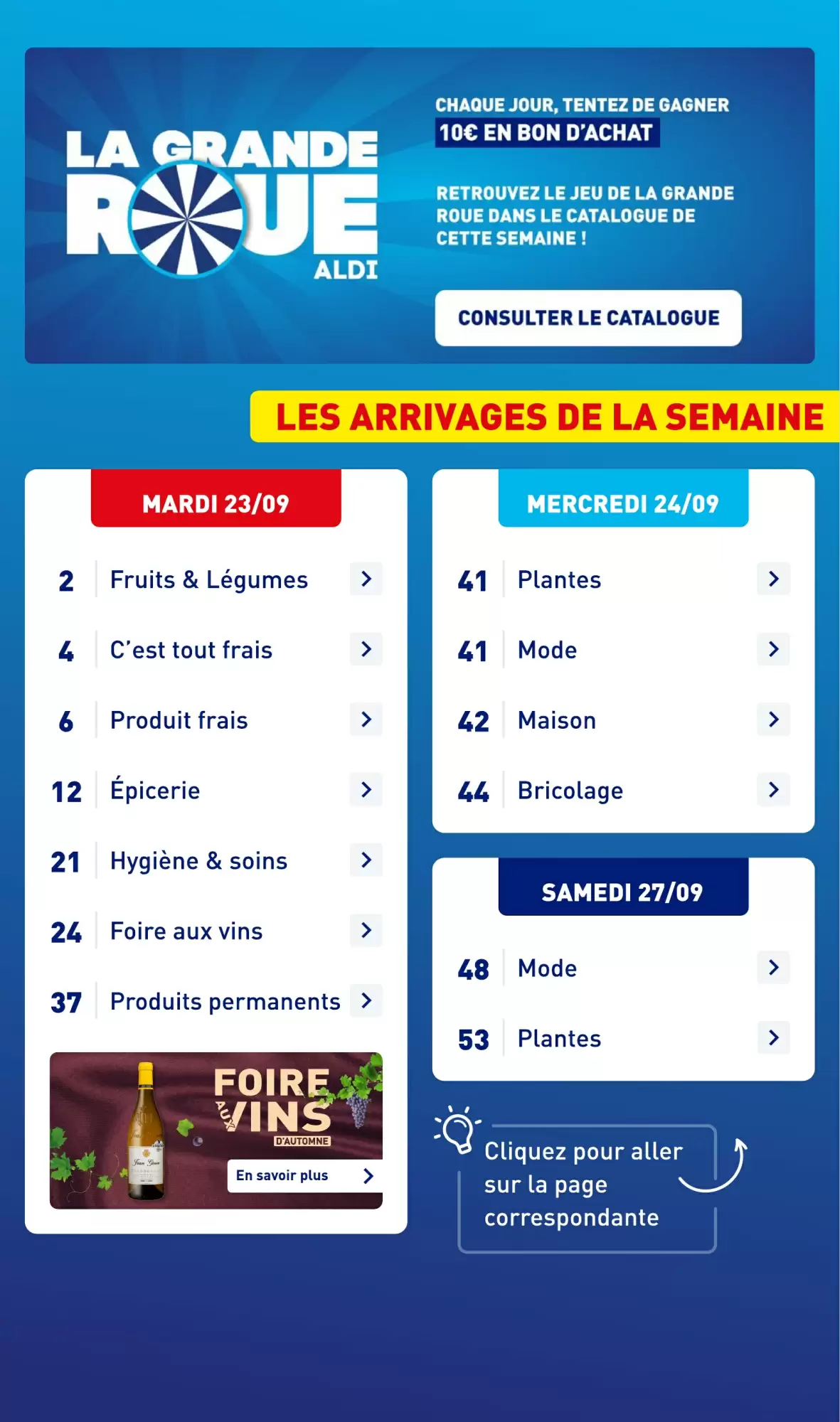 🛒 ALDI Catalogue du 24 au 28 Septembre – Offres à saisir!