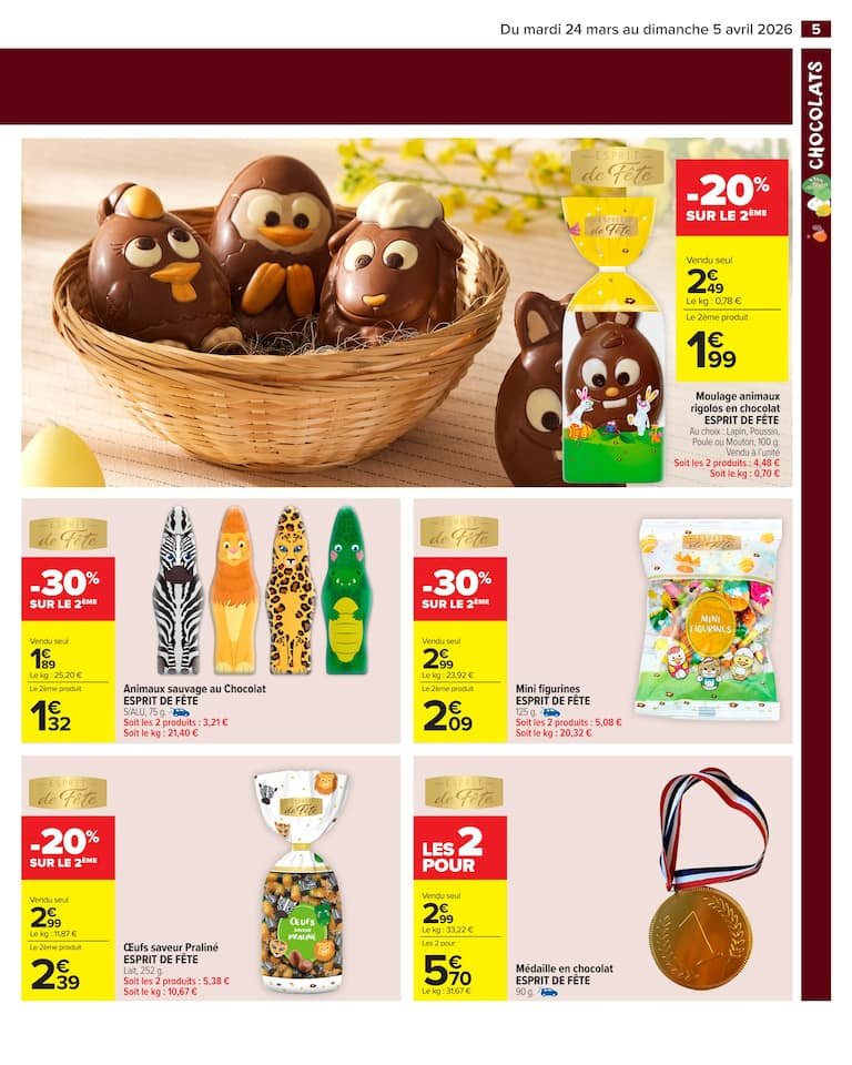 Carrefour Market Pâques 2026 : Chocolats & Offres 🥚