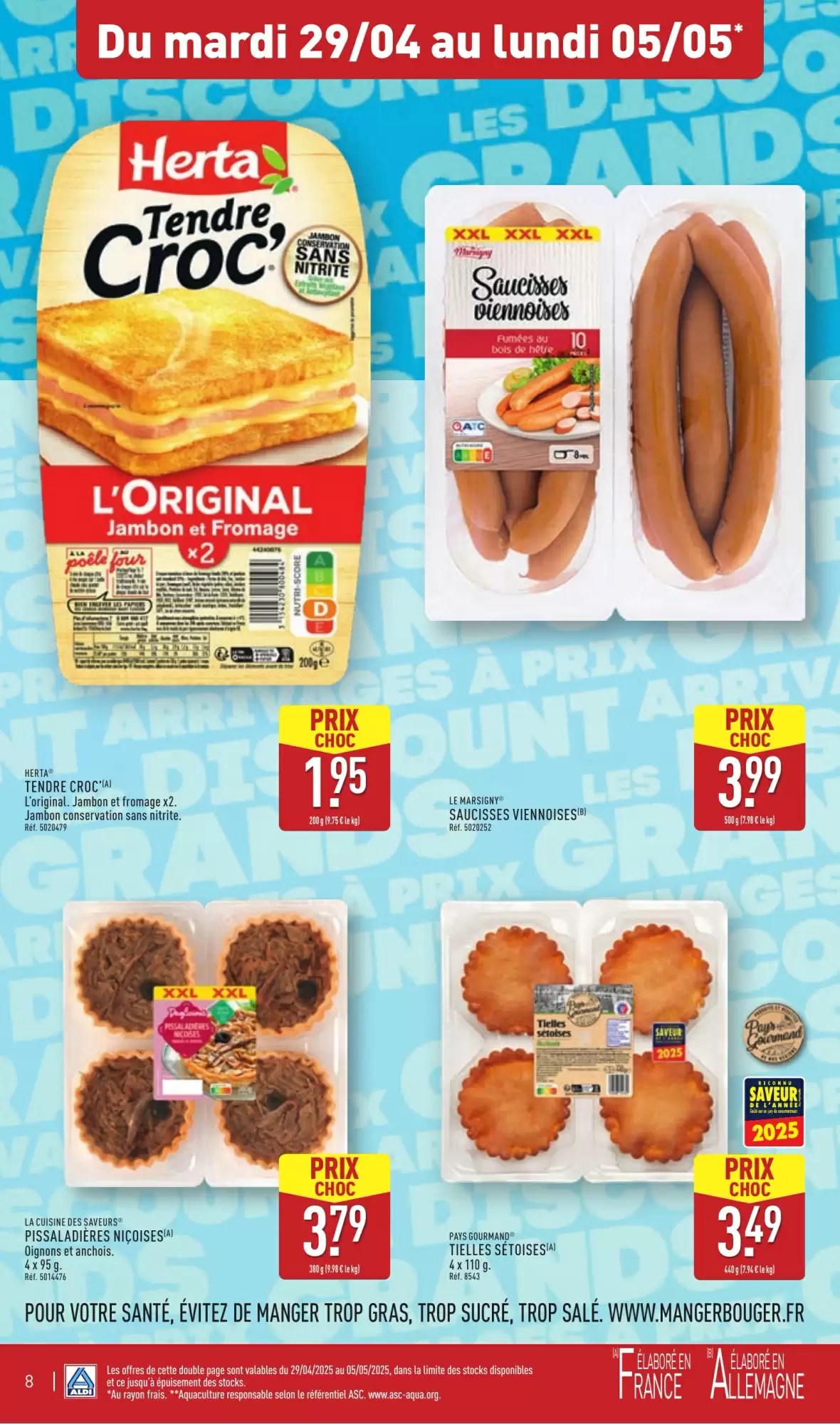 Aldi Catalogues du 29.04 au 05.05 - Grands Arrivages à Prix Discount! 🛒✨