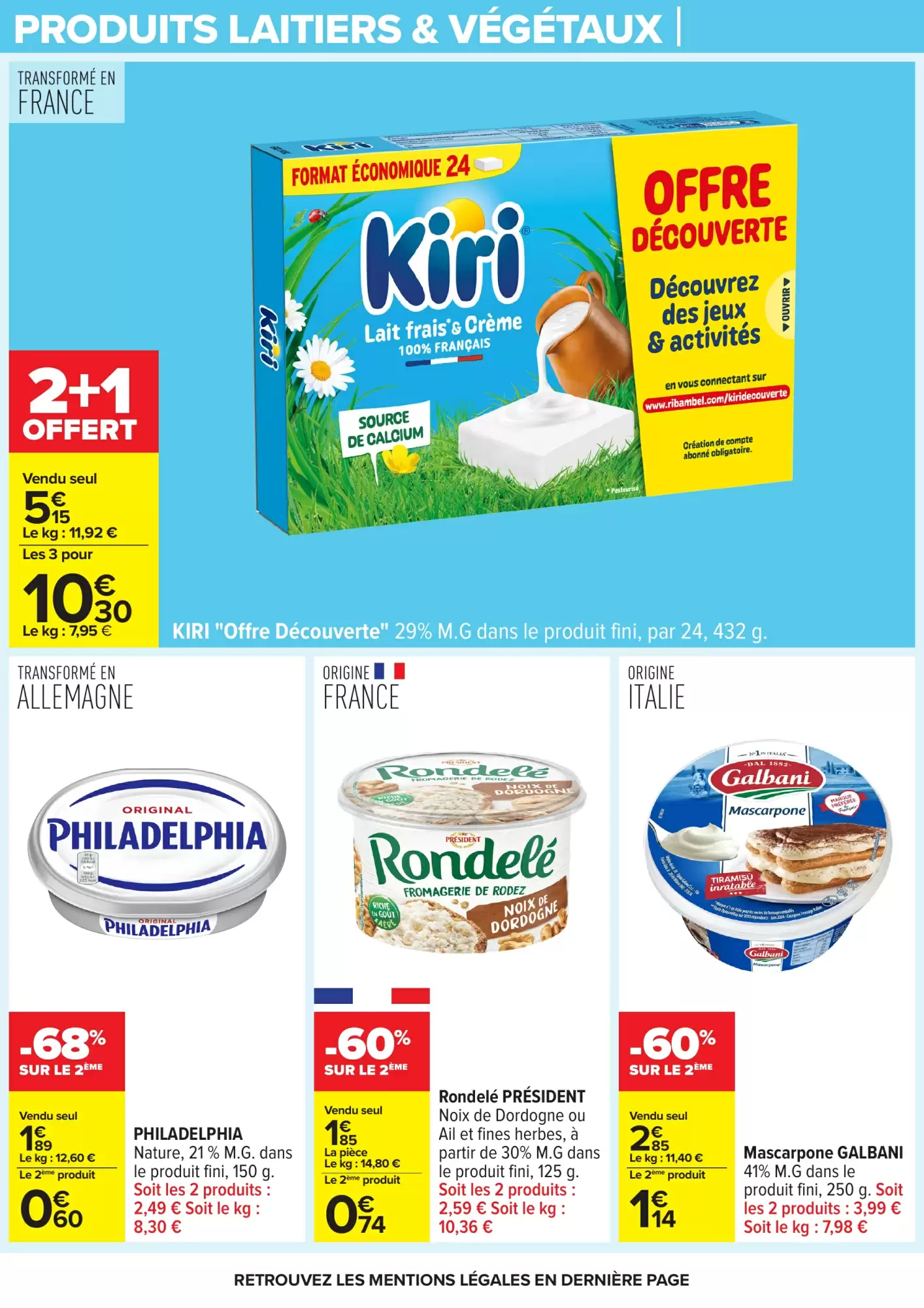 🍫Carrefour Catalogue – Mois VIP : Promos -50% Chocolats Pâques