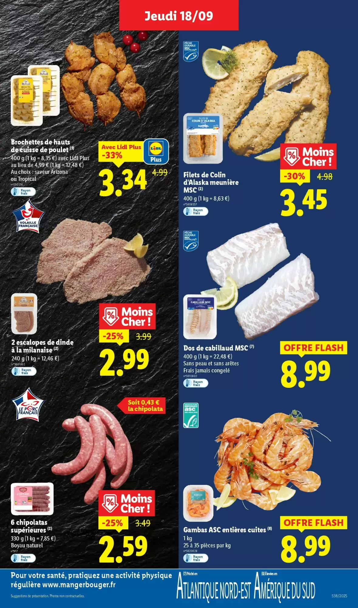 🛍️ Lidl Catalogue du 18 au 24/09 – Offres à ne pas manquer