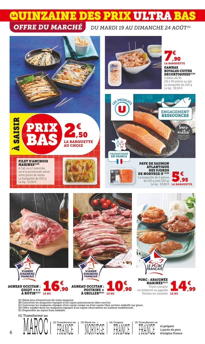 🛒 U Express Prospectus | Quinzaine des Prix – Jusqu’à -60%