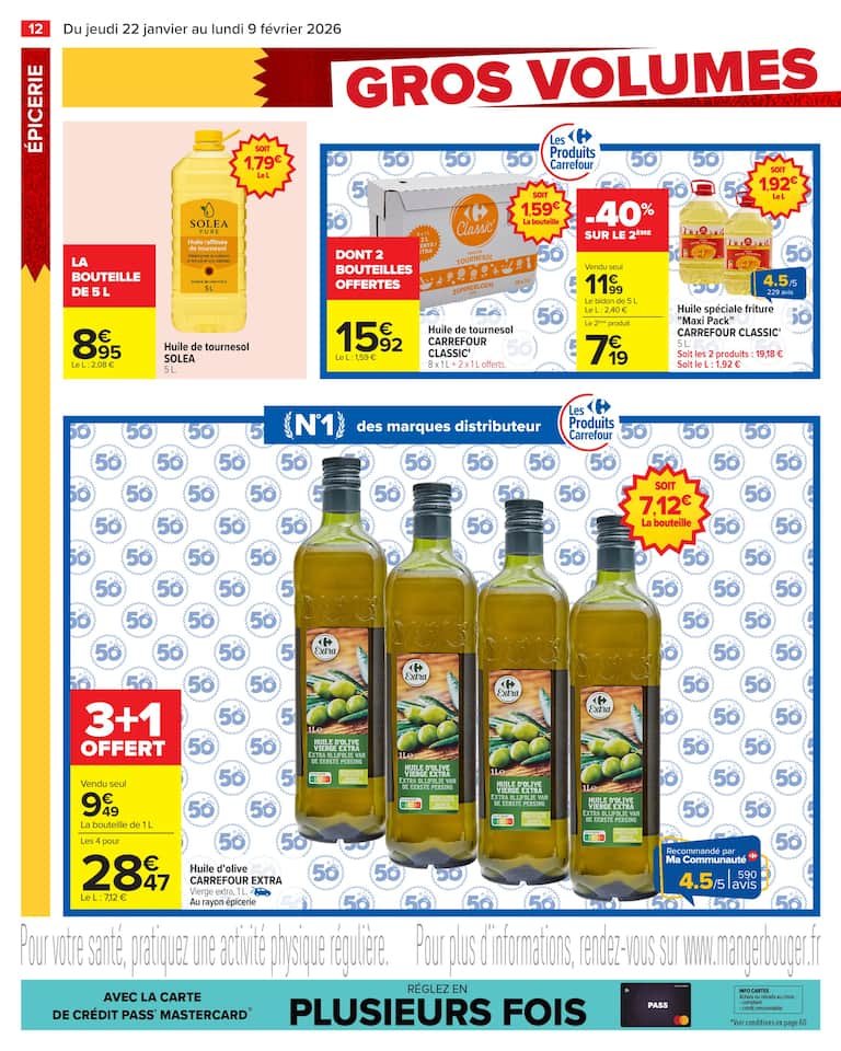 🧺Catalogue Carrefour : gros volumes, petits prix – café & lessive